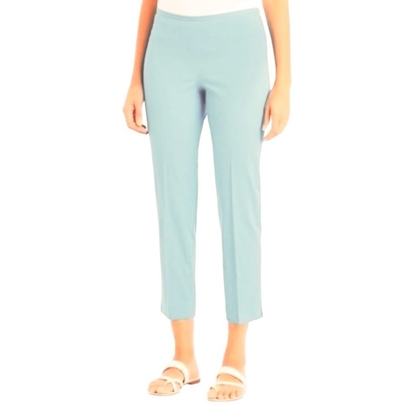 J. McLaughlin Dock Capri Pant NWT Robin’s Egg Mint Green Size 14 - Picture 9 of 9